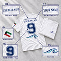 Custom Wave Jersey | Embroidered T-Shirt